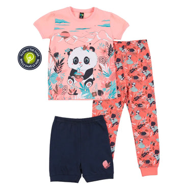 Panda 3-Piece Pajamas, 12-24 months